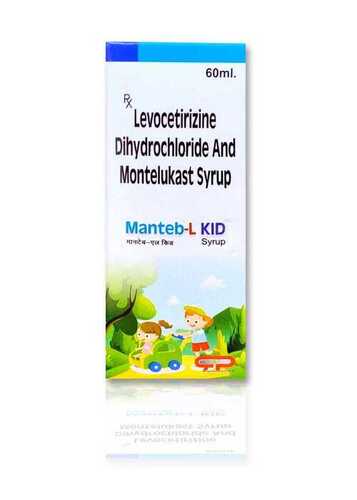 MANTEB-L KID Levocetirizine Dihydrochloride And Montelukast Anti-Allergic Syrup