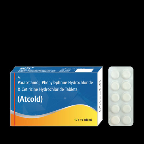 Paracetamol Phenylephrine Hydrochloride& Cetirizine Hydrochloride Tablet