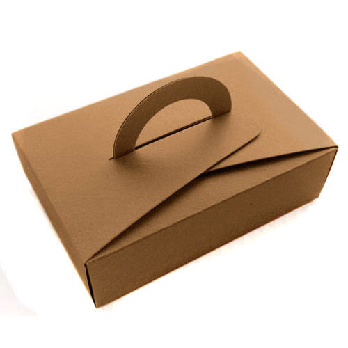 Rectangular Made With Sturdy Material Corrugated Cardboard Box For Packaging