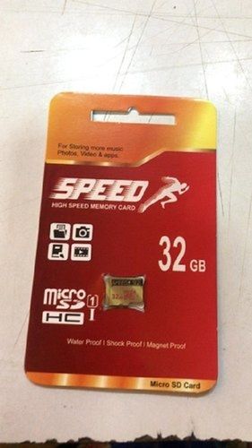 Black Scratch Resistant Good Quality Speed 32Gb High Speed Micro Sd Card, 5