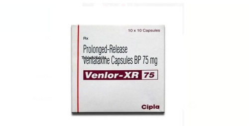 Venlor-Xr 75 Capsules Bp 75 Mg, Pack Of 10 X 10
