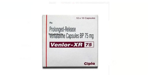 Venlor-xr 75 कैप्सूल Bp 75 Mg, 10 X 10 का पैक