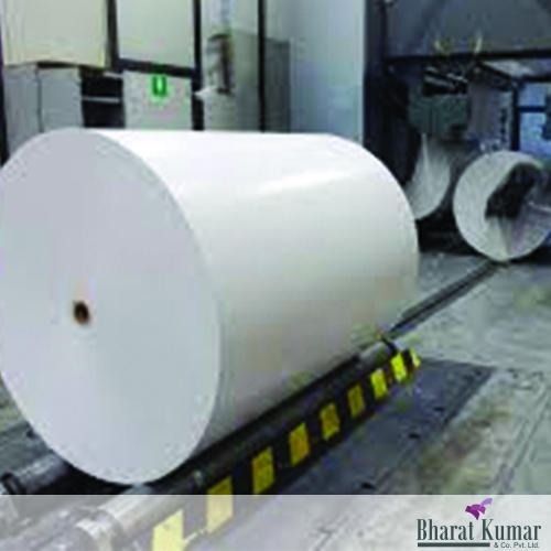 White Duplex Paper Roll, Gsm 150-200 Pattern Plain , For Commercial Purpose