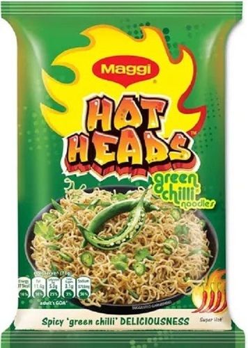 Normal Spicy Natural Taste Maggi Hot Heads Green Chili Instant Noodles For Snacks, Pack Of 71 Gram