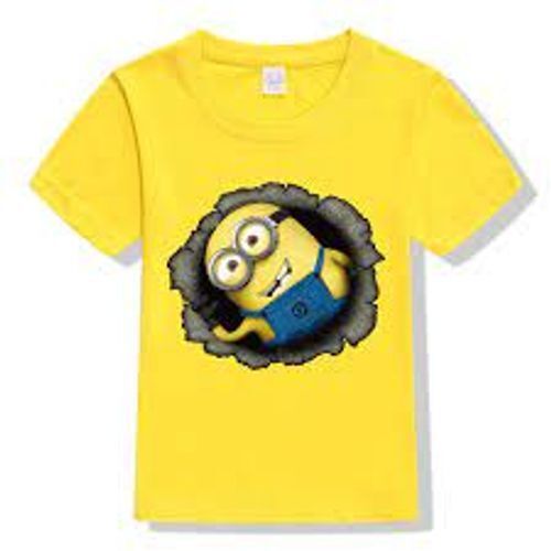 Boys Cartoon Short Sleeve Tops T Shirts  Age Group: 4