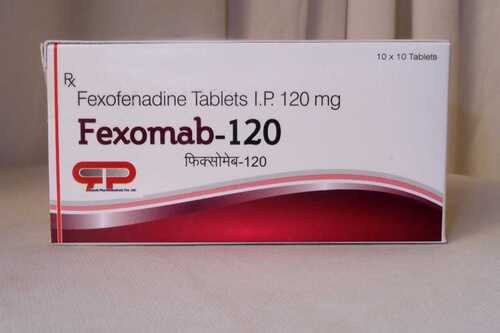 FEXOMAB-120 Fexofenadine Antihistamine Tablet, 10x10 Blister Pack