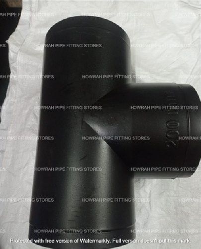 Agriculture High Strength Durable And Long Lasting Round In Shape Black Tee Pipe 