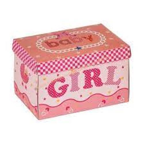 Paper Pink Beautiful Presentation Baby Gift Box 