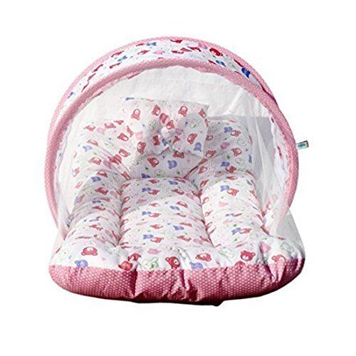 Pink Printed High Density Foam Single Size Thickness 3 Inch Soft Eco Friendly Baby Bed Mattress