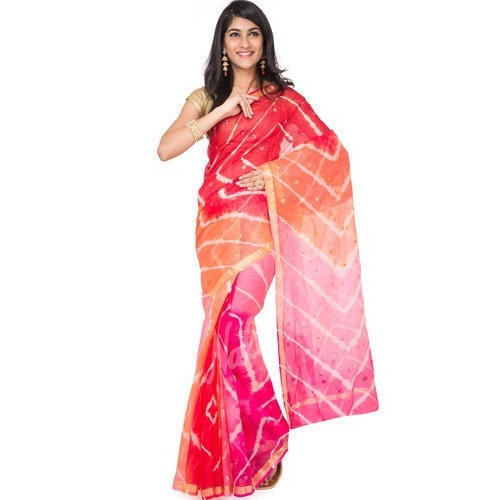 Women Fancy Lightweight Casual Wear Elegant Look Printed Multicolor Saree