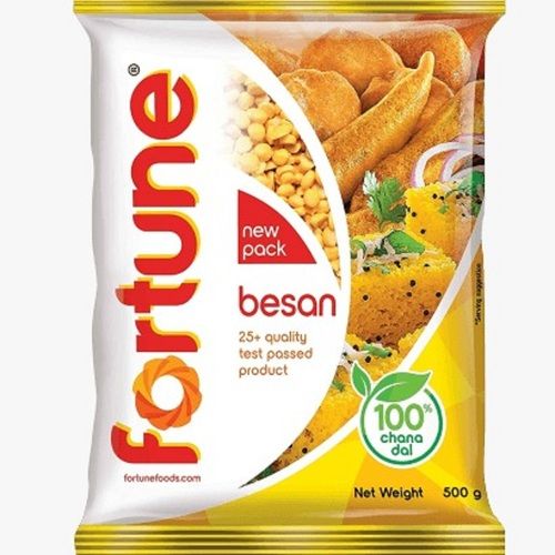 Best Quality And Hygienically Packed Fortune Besan, Rich In All Nutrients With Good Taste Pack Size 500G Carbohydrate: 76 Grams (G)