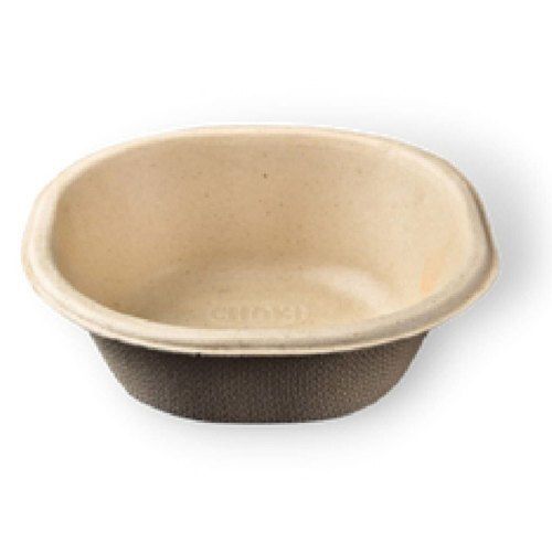 Brown Square Paper Disposable Bowl, 200 Ml  Size: 200Ml