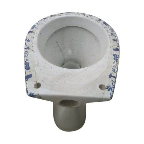 Constipation Prevents Good Digestion White Printed Toilet Seat Installation Type: Floor Mounted