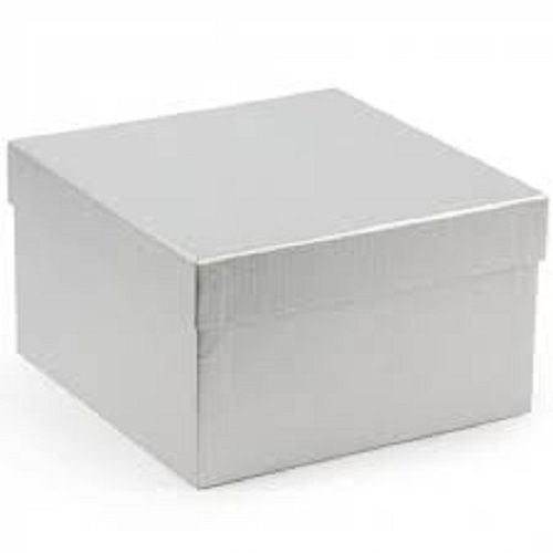Durable And Sturdy Cardboard Gray Square Carton Box For Gift Packaging 