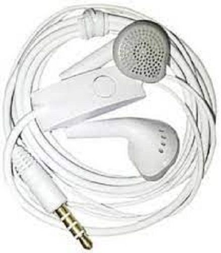 Easy To Use High Base Light Weight White And Plastic Mobile Earphone Display Color: Color