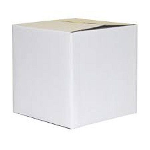 Glossy Lamination Environmentally Friendly And Lightweight Square White Carton Box