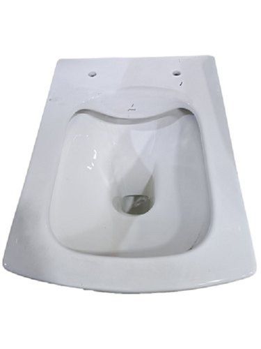 Glossy Fine Finish And Heavy Duty Open Front White Jaguar Ceramic Toilet Seat