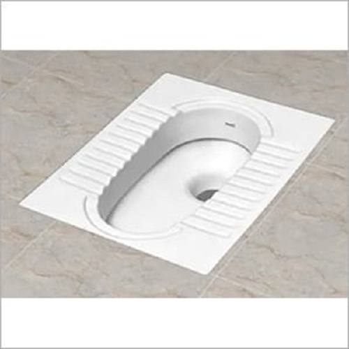 Square Heavy Duty And Floor Mounted With Glossy Finish Ceramic