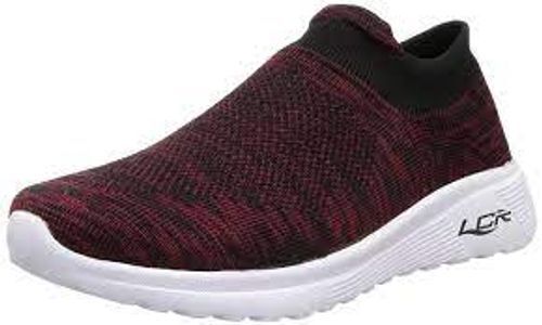 Lancer Mens Safety Sports Running Black Red Shoes in Delhi at best