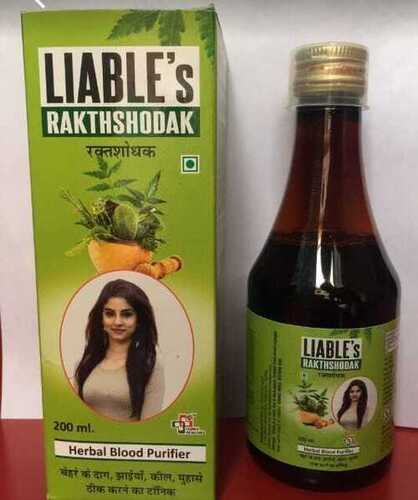 Liables Rakthshodak Herbal Blood Purifier Syrup, Net Vol. 200Ml Age Group: Suitable For All