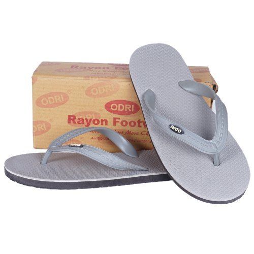 Fabric Men Light Weight Long Lasting Comfortable And Breathable Grey Flip Flop Slipper