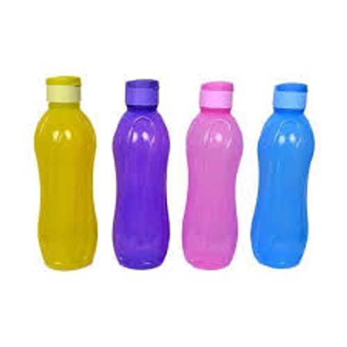 Multi Color Plastic Pet Water Bottles,1 Liter Pack Of 4