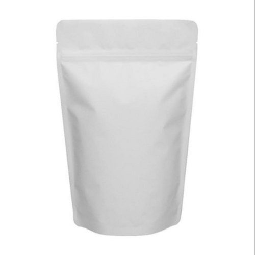 Plain Aluminium Foil Zipper Stand Up Pouch - 13x18 Inch Food Grade Safe Flexible & Easy to Use