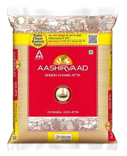 White Colour Aashirvaad Shudh Chakki Atta, Rich In Nutrients Pack Size 5kg