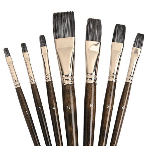 Flat Blue Painting Brush, For Drawing at Rs 12/piece in Ahmedabad