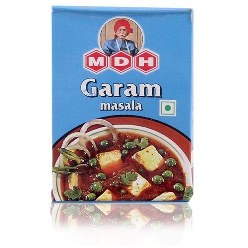 Best Quality Rich Taste And Mild Aroma Mdh Garam Masala Powder Packaging Size 100 G