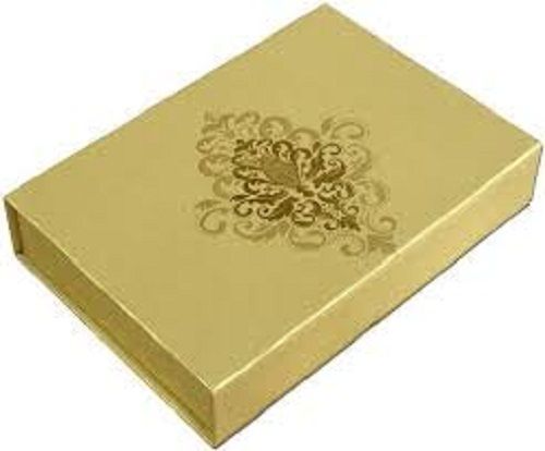 Glossy Lamination Customized Printed Eco Friendly Rectangular Shape Yellow Sweet Box For Storage