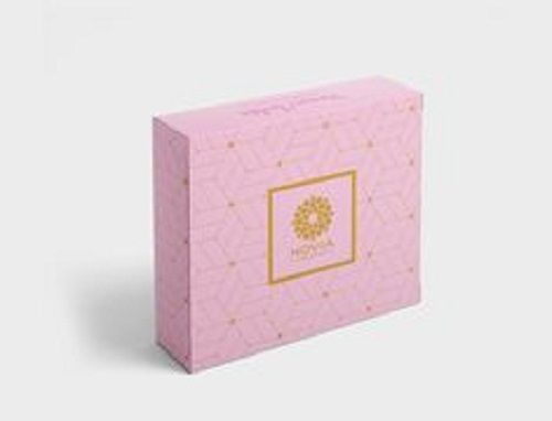 Customized Printed Square Lightweight Shape Pink Sweet Box For Storage 
