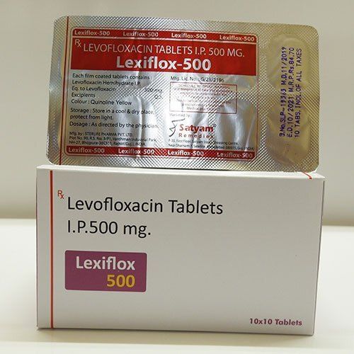 Levofloxacin 500 Mg Tablets Ip, 10x10 Tablet