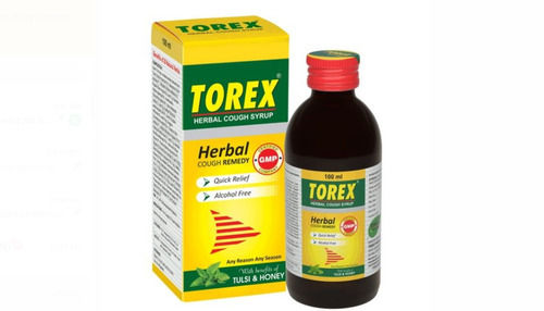 Torex Herbal Cough Syrup 100Ml Pack Age Group: Suitable For All