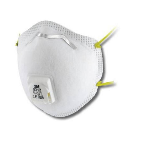 Disposable White Plain Cotton Masks