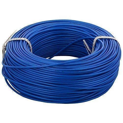 30 Meter Length Blue Colour 220 Volt Rated Voltage Electrical Wire For Home Use Conductor Material: Plastic