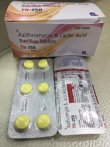 Azithromycin And Lactic Acid Tn-250 Tablet
