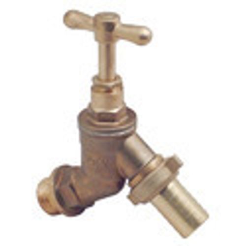 Brass Water Butt Tap To Poly Prop With 3/4" Bsp Male Thead Size: 10 Cm