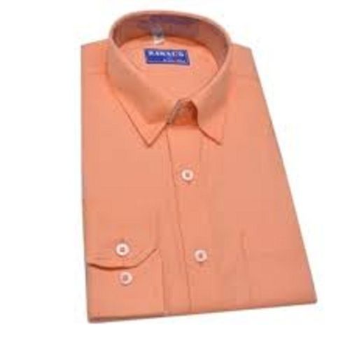 Santal Full Sleeve And Collar Neck Cotton Shirts For Men