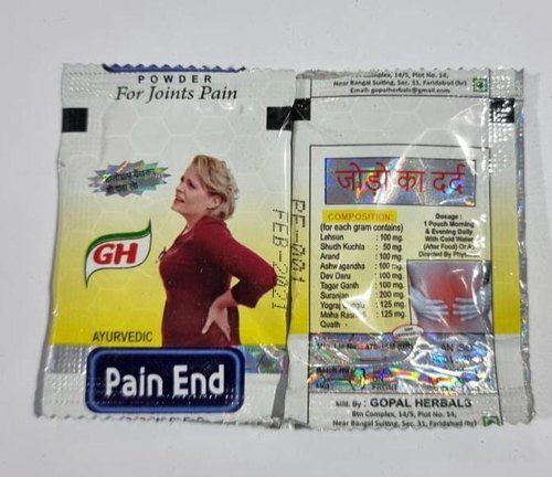 Highly Effective Gh Ayurvedic Pain End Powder Packaging Size 3g