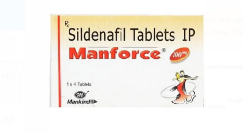 Mankind Manforce Slldenafil Tablets Ip Tablet 100mg, 1x4 Blister Pack