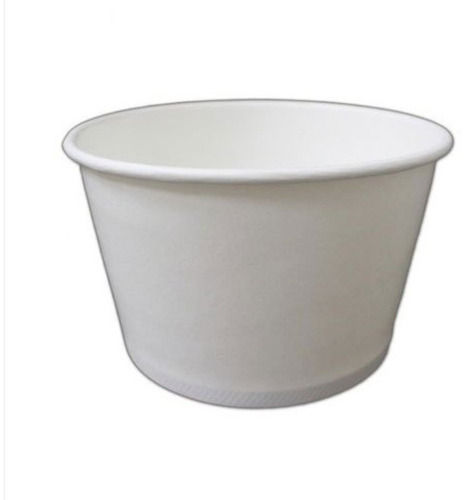  इवन और पार्टी के लिए व्हाइट प्लेन डिस्पोजेबल थर्मोकोल आइसक्रीम कप, क्षमता 65 ml 
