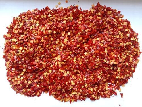 Red 100% Pure Chili Flakes Used In Fast Food Corner And Restaurant