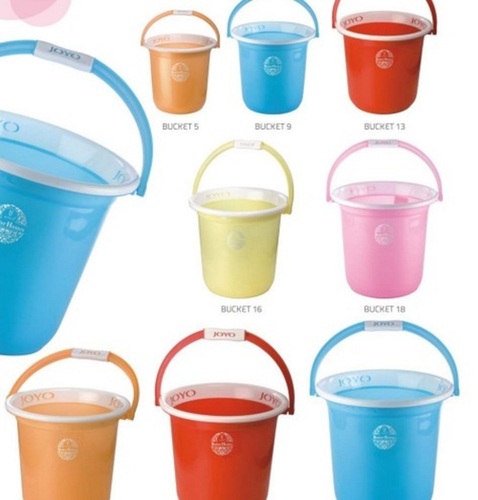 Multicolored Long-Lasting And Unbreakable Plain Joyo Plastic Buckets, 5 Litre Capacity Application: Bathroom