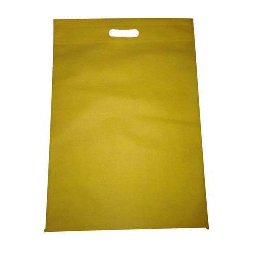 Patch Handle Unique And Foldable D Cut Design Plastic Plain Polyster Carry Bags Handle Material: Non Woven Fabric