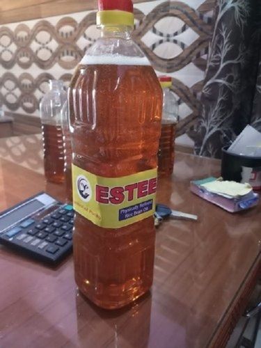 Pure And Healthy A Grade Crude Rice Bran Cooking Oil With 1 Litre Bottle