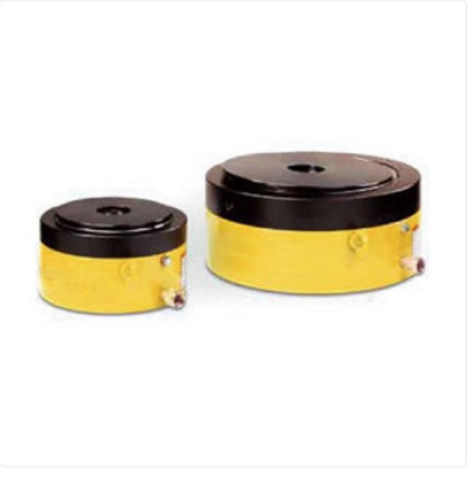 Yellow And Black Heavy-Duty Alloy Steel Thin Lock Nut Hydraulic Cylinder For Industrial Capacity: 50-500 Ton Ton/Day