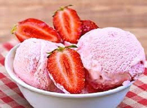 Fresh And Sweet Strawberry Ice Cream With Rich Creamy Flavor Will Remind You Of Childhood