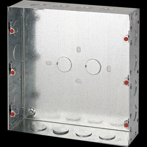 Heat Resistance Stainless Steel Silver Colour Electric Concealed Box, Size: 8" X 8"