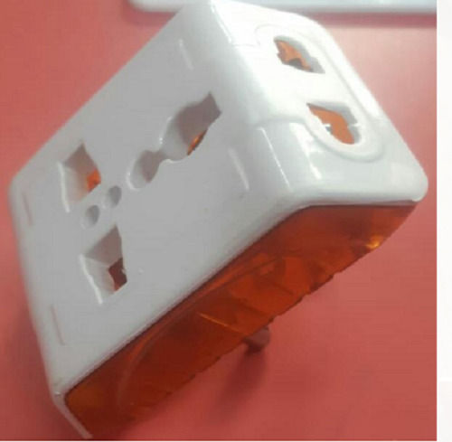 White Highly Durable And Good Build Quality 16A Electrical Multi 3 Pin Plug